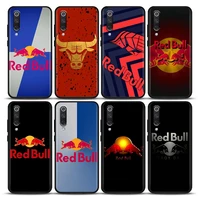 phone case for xiaomi mi a2 8 9 se 9t 10 10t 10s cc9 e note 10 lite pro 5g soft silicone case cover red energy bull hot drink