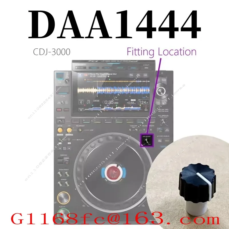 Фото Подходит для CDJ3000, XDJAZ, интегрированного проигрывателя дисков, проигрывателя-микшера, регулировки JOG, эластичная заглушка, аксессуар DAA1444 №2