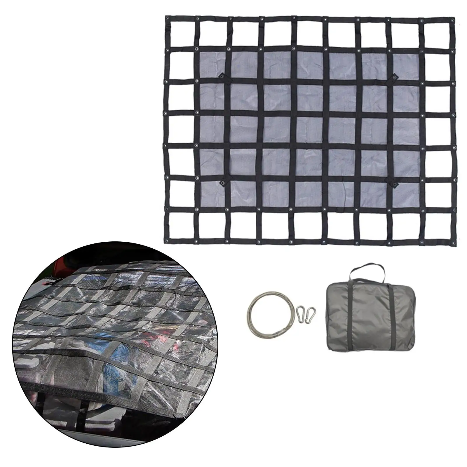 Сетка для грузовика универсальная Тяжелая грузовая сетка прицепов и грузовиков