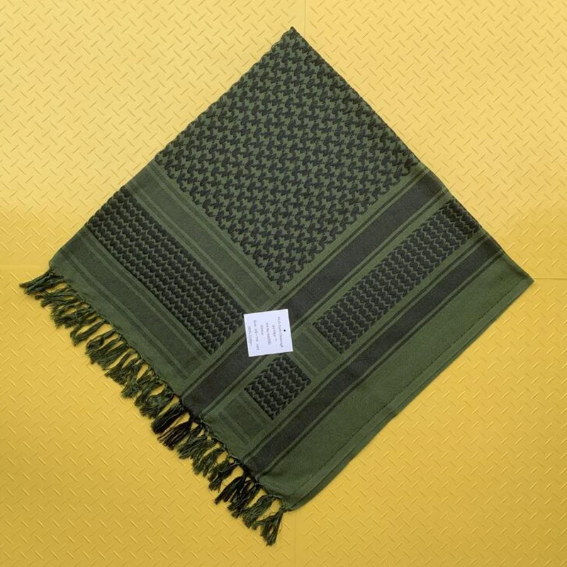 

Tactical Arab Scarf Shemagh Arabic Keffiyeh Military Desert Scarves Head Neck Wrap for Men Women Hiking Camping Cycling Scarves