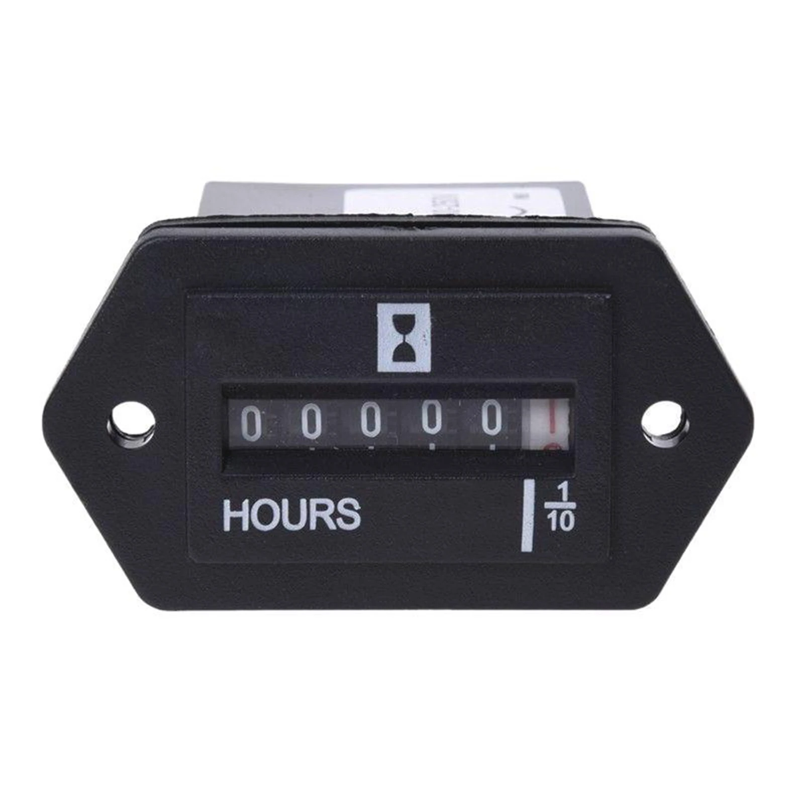 

Digital Hour Meter,LCD Accumulate Timer AC100-250V DC10-80V Counter 99999.9H Snap in ,for Vehicle Boat Truck