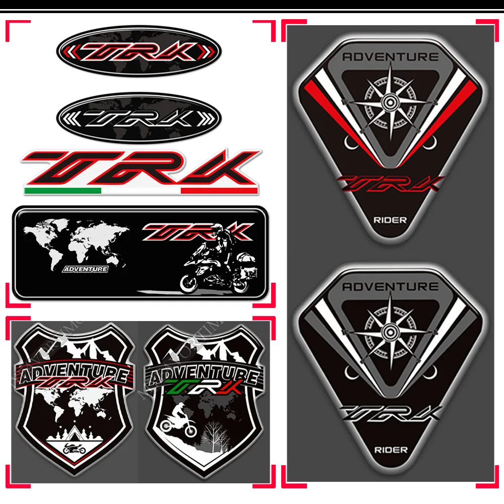 

For Benelli 800X TRK502 TRK 250 500 800 521 502 X TRK521 Accessories Gas Fuel Oil Kit Knee Trunk Luggage Cases Stickers Tank Pad