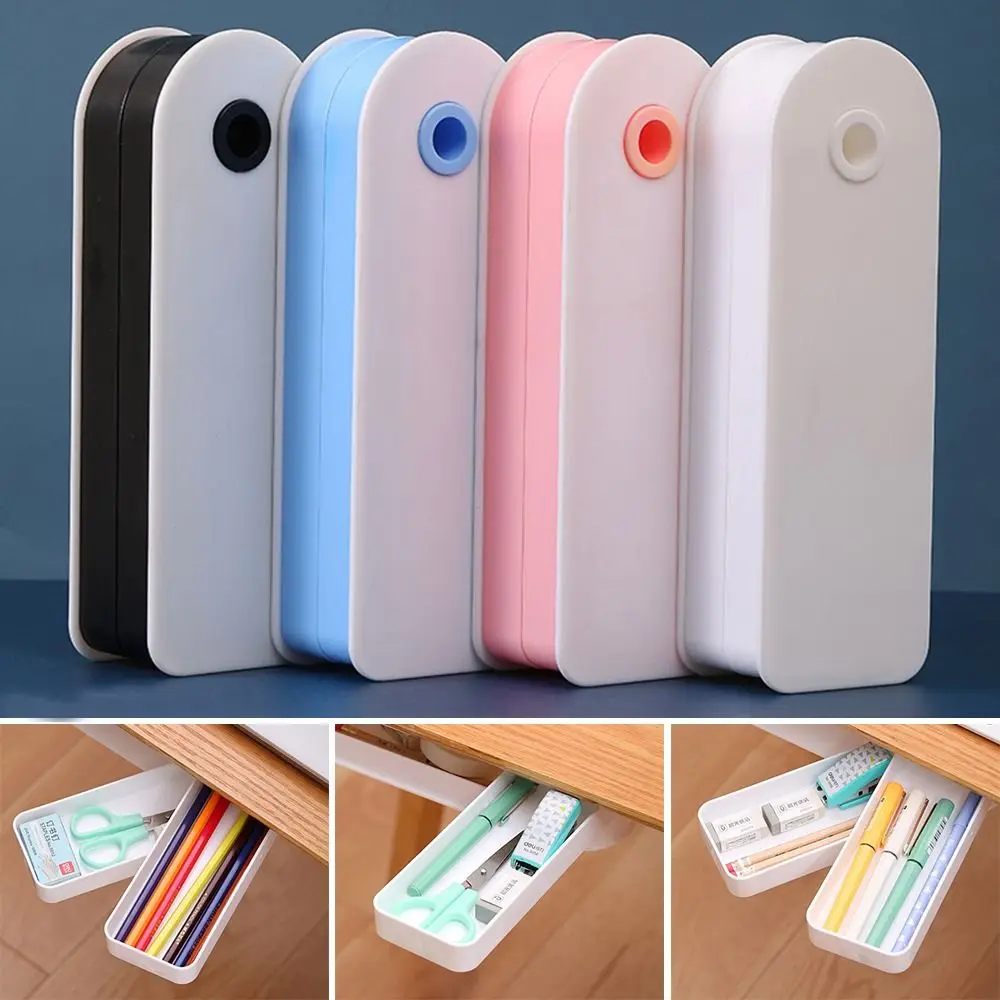 

Офисный контейнер, настольная подставка, поднос для карандашей, Настольный ящик для хранения канцелярских принадлежностей, невидимый ящик для хранения, ящик для хранения, Органайзер