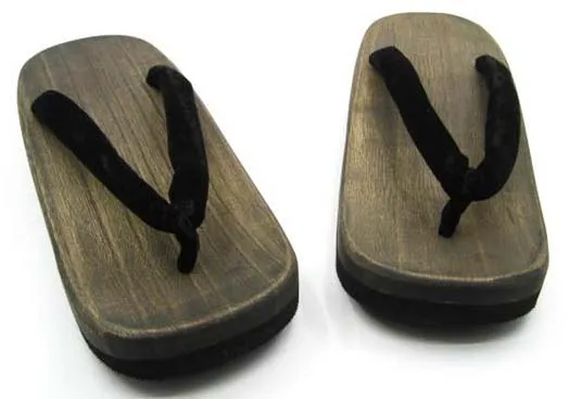 Летние тапки женские шлепанцы японские Гета деревянные и резиновые для размера