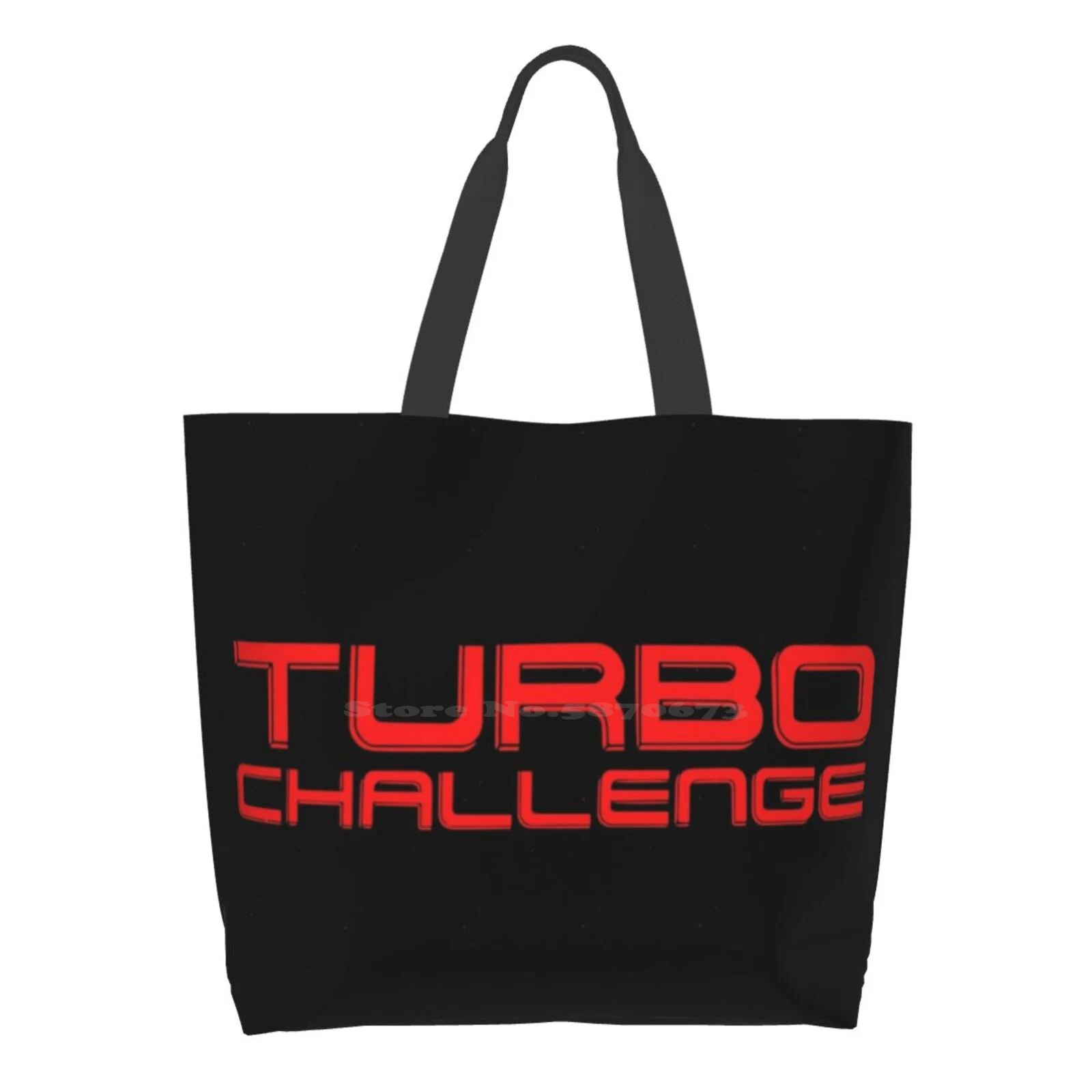 

Turbo Challenge Red Shopping Bags Girls Fashion Casual Pacakge Hand Bag Turbo Turbo Challenge Race Racer Sport 80S Game 80S