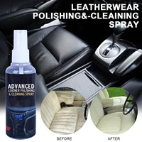 3050100 ml car interior cleaner agent roof fabric flannel leather seat cleaning wax cleaner coating polishing spraying wax