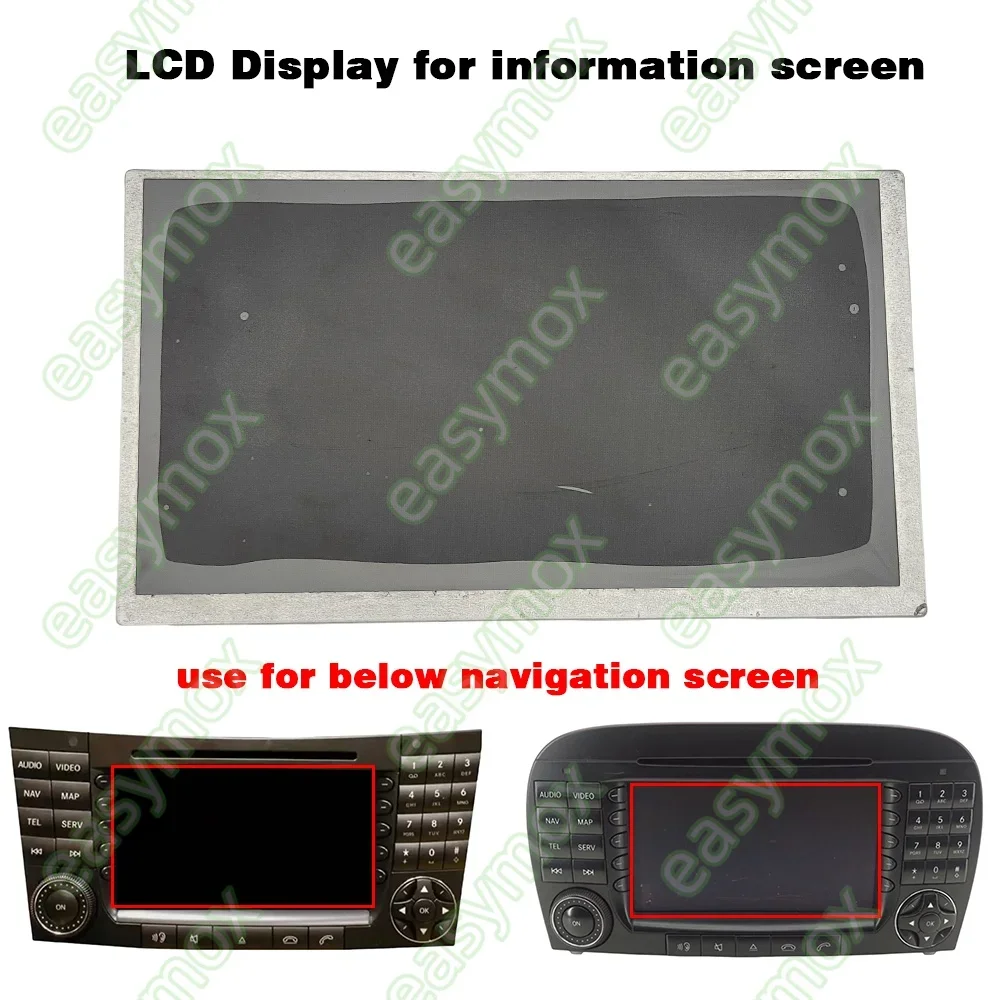 Фото 6,5-дюймовый ЖК-дисплей для Mercedes-Benz W211 E320 W220 S500 CL500 2004 2005 2006 гг., навигационная команда, головное устройство, GPS CD №1