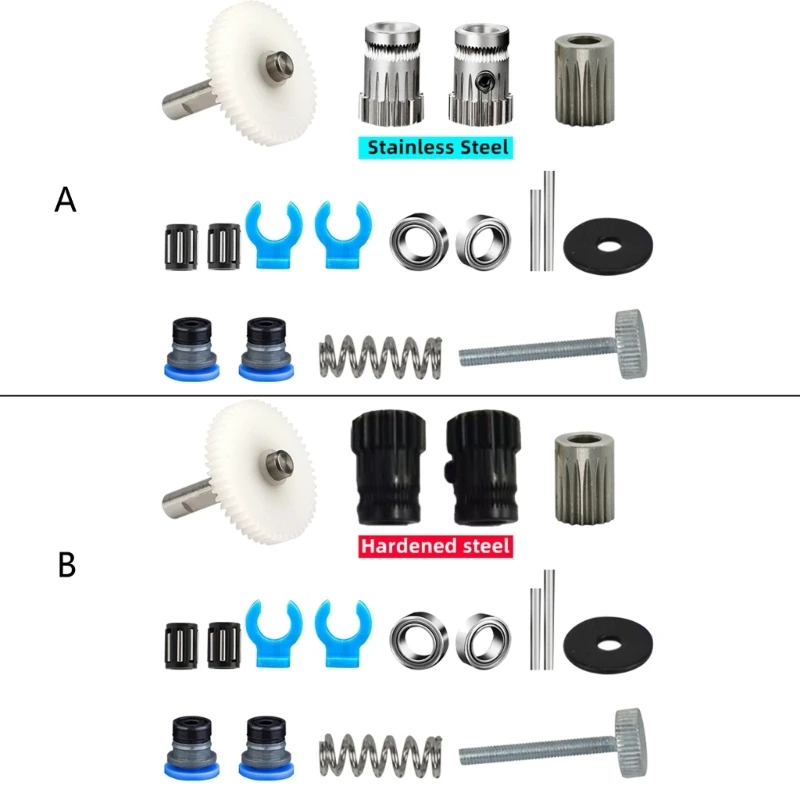 

Dual Extrusion Gear 3D Printer Parts for VORON ShortRange Dual Extruder for DIY Direct/Bowden Feeding