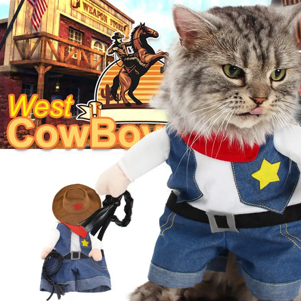 

Funny Cat Clothes Pirate Suit Clothes For Cat Costume Clothing Corsair Halloween Clothes Dressing Up Cat Party Costume Suit