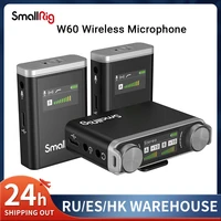 SmallRig wireless microphone Lavalier microphone full set of noise-cancelling one-to-two microphones 8 hours Working for Camera