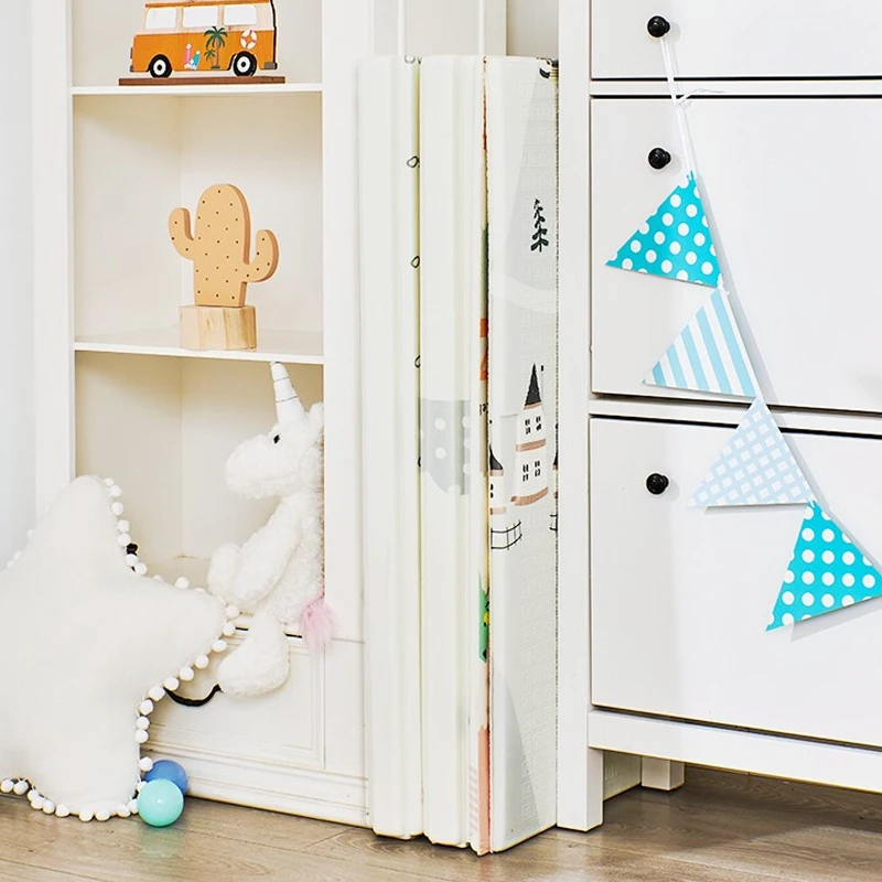 Детский игровой коврик Educhild Baby Play Mat Portable Foldable Climbing Pad Eco-friendly XPE Playmat Thicker Waterproof Non-slip Kid Game Activity Rug.