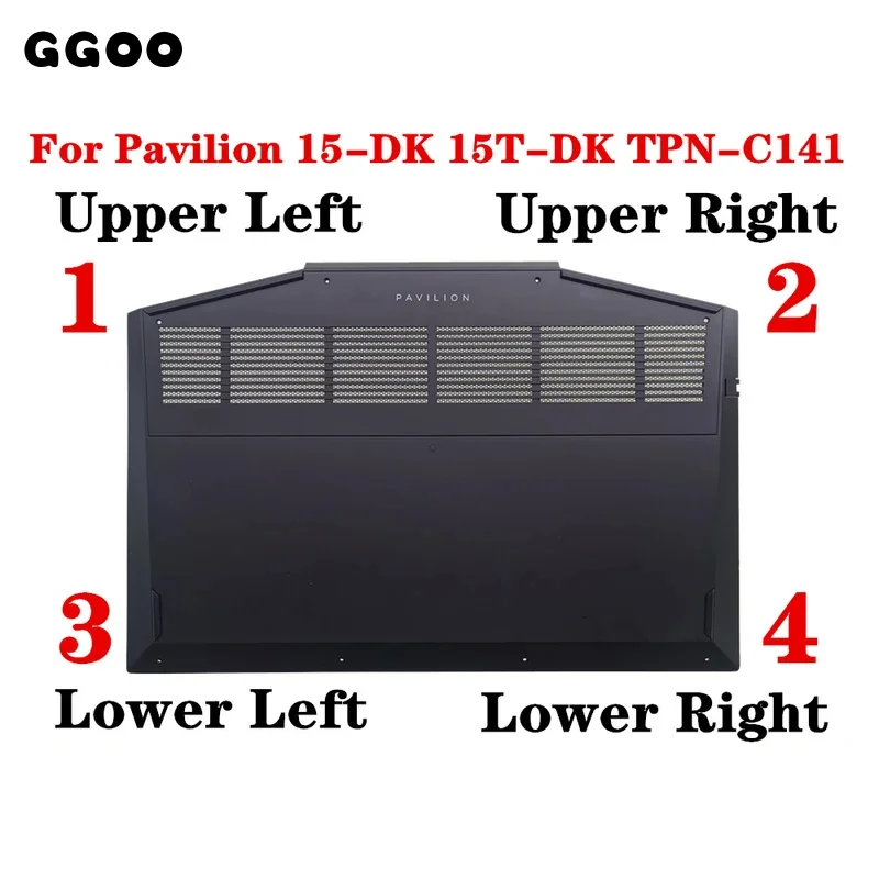 Новая модель телефона для ноутбука HP 15-DK 15T-DK задняя крышка D запасная резиновая