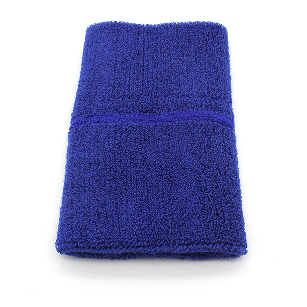 

2pcs Assorted Colors Outdoor Sports Wrist Protective Thicken Men Women Football Basketball Athletics Gymnastics Arm Sweatband