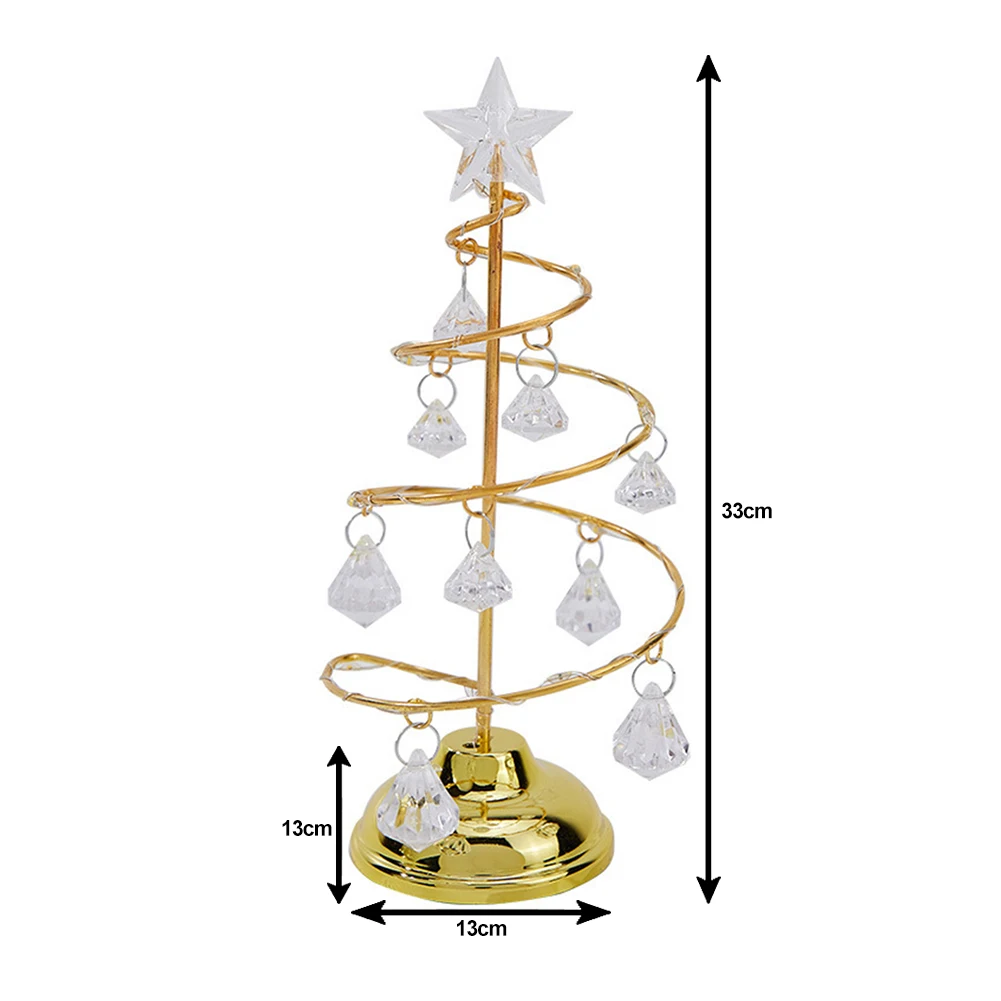 Рождественские украшения G Ift гальваническое кованое железное дерево