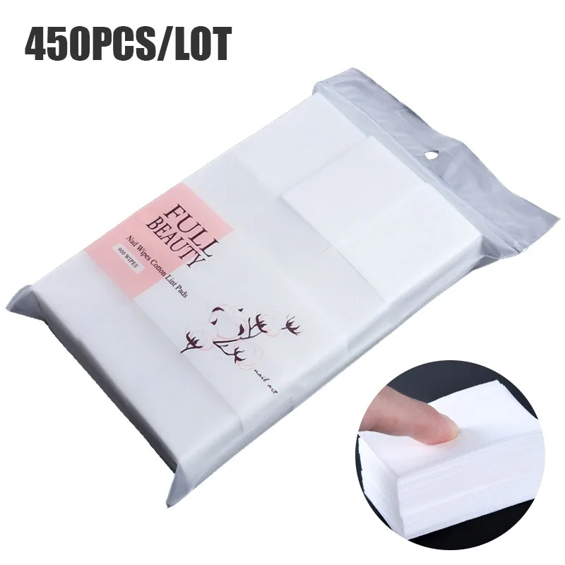 

1Pack Nail Art Lint-free Napkins Nail Polish Removers Wipes Cotton Soft Pad Manicure Cleaner Degreaser Accessories