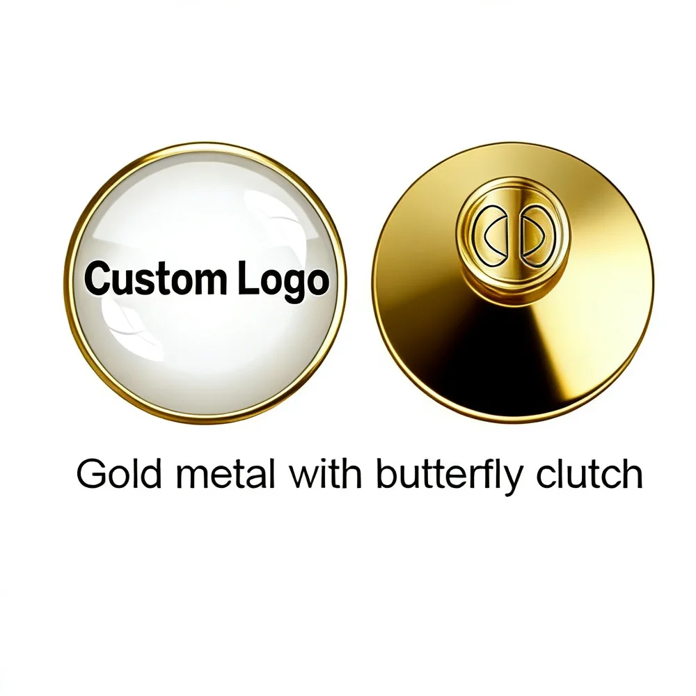 

Металлические значки Shirley с куполом эпоксидной смолы