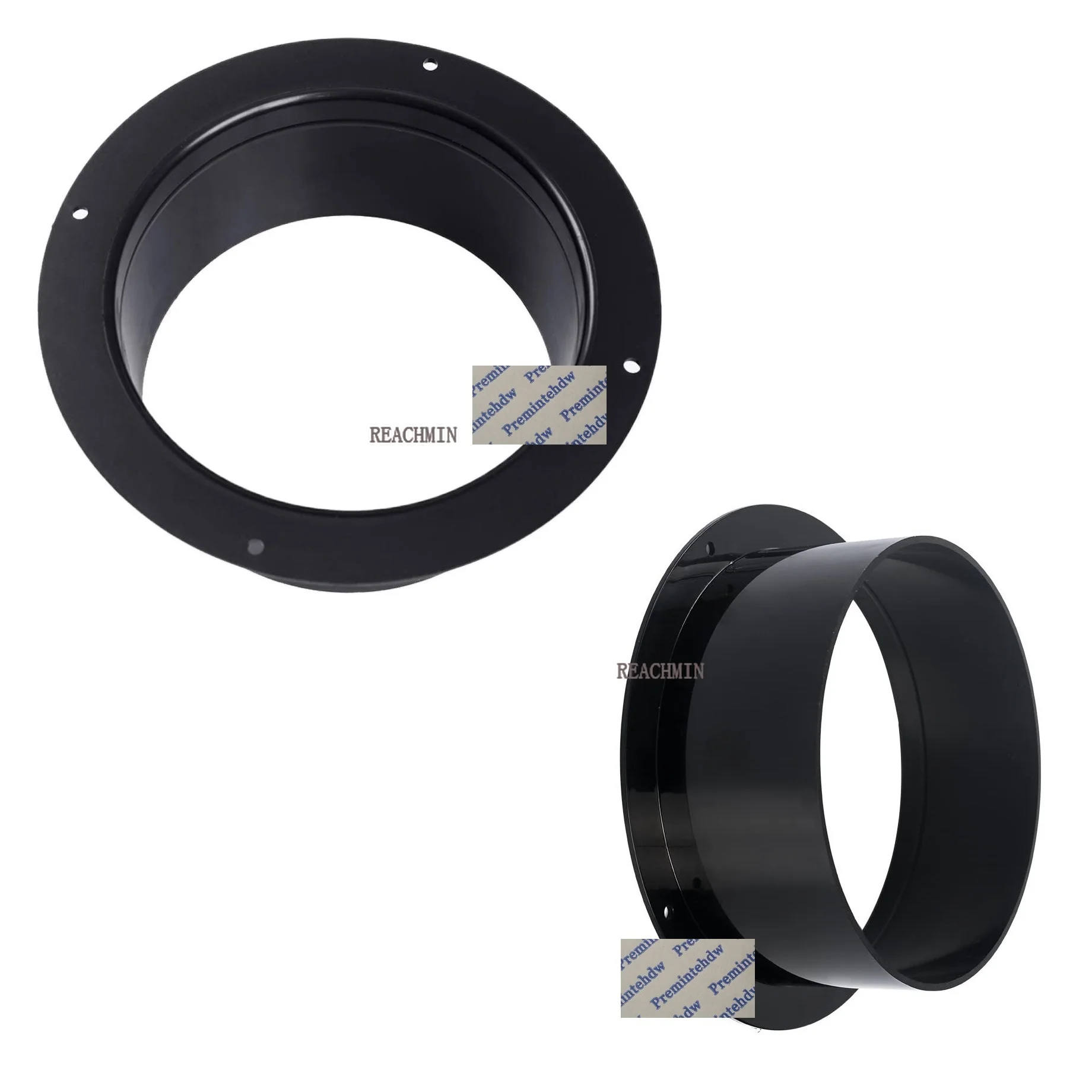 

2Pcs ABS Plastic Air Duct Connector Flange Hose Ventilation HVAC Ducting