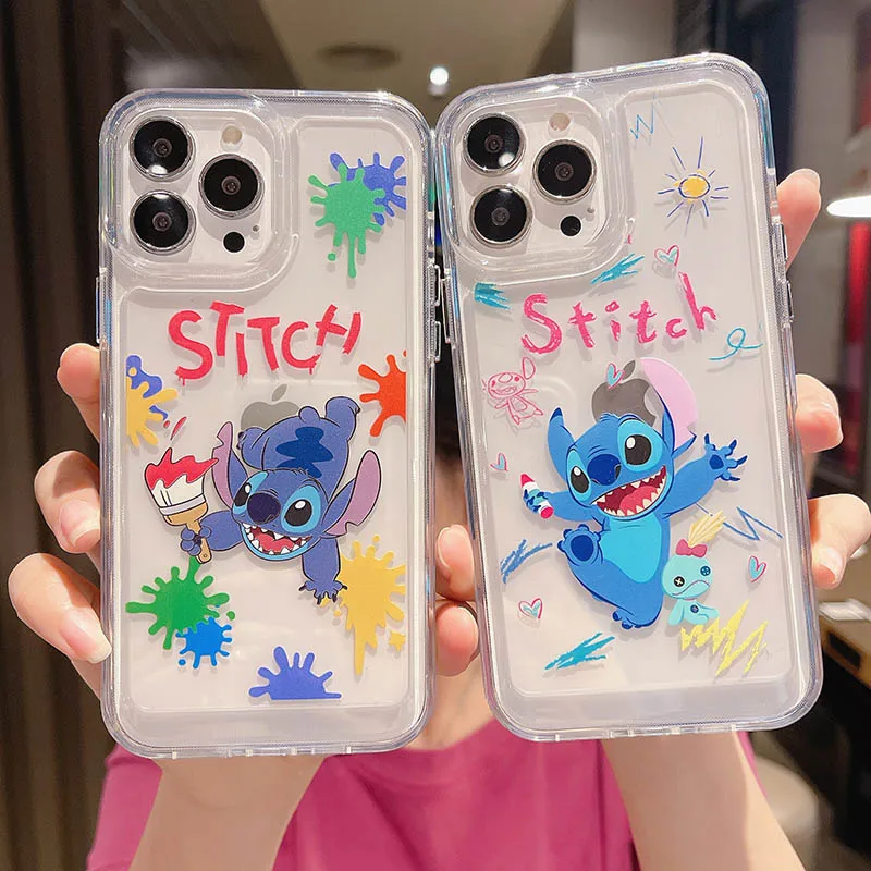 

Disney Stitch Phone Case for iPhone 11 12 13 mini pro XS MAX 8 7 6 6S Plus X 5S SE 2020 XR case