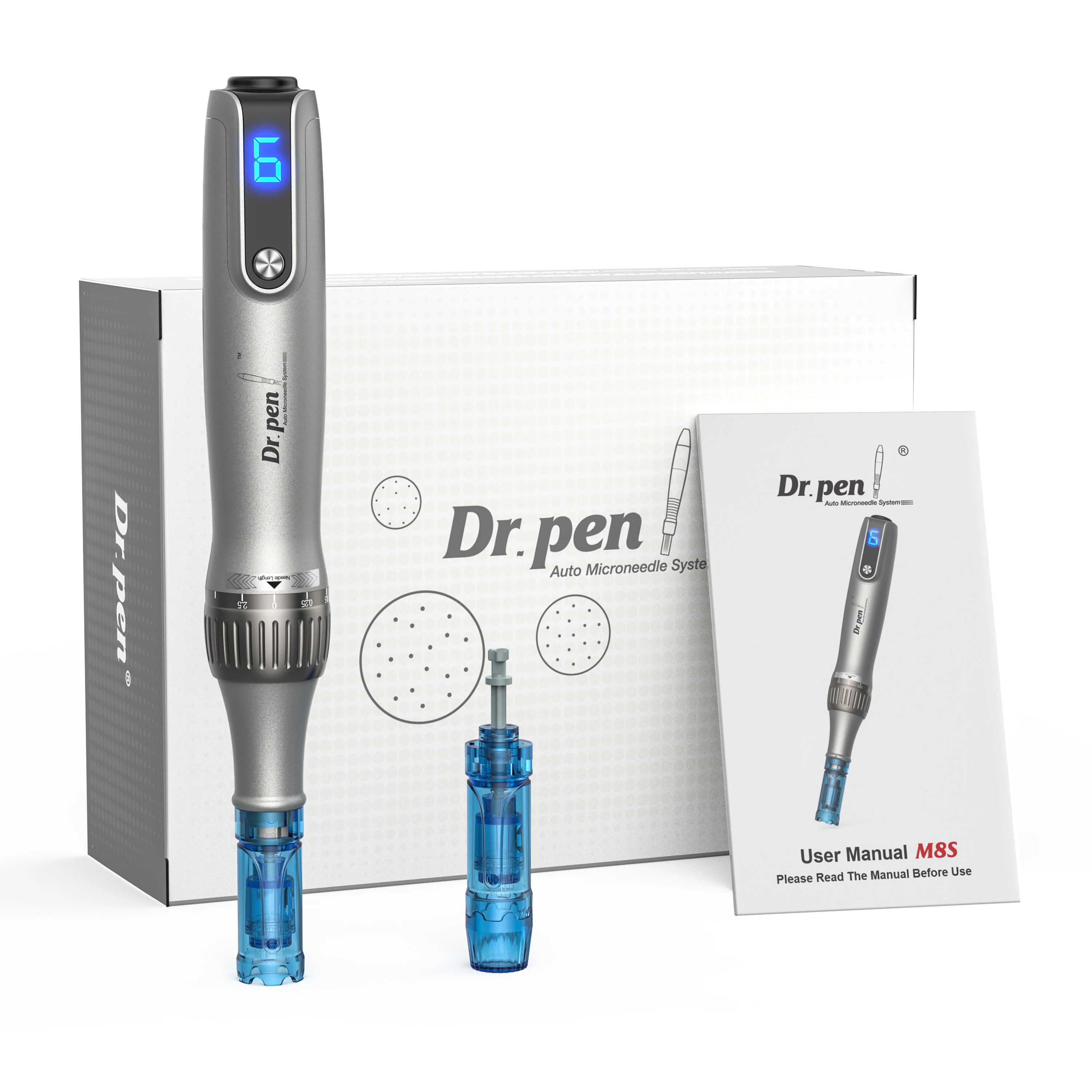 Genuine/Original Dr. pen M8S New Trending Electronic Cordless Dermapen Professional MicroNeedling  With Backflow Prevention