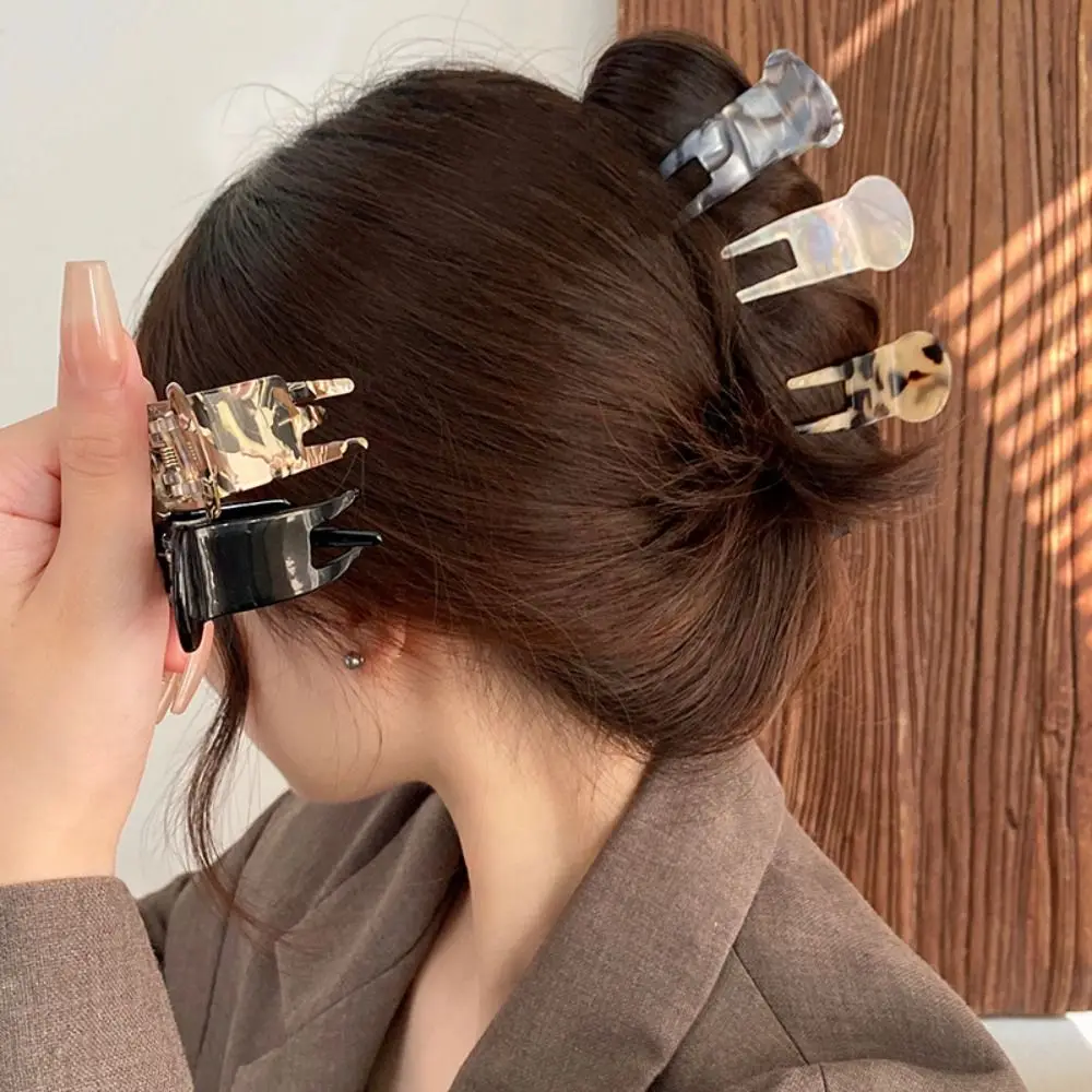 Элегантная многоцветная заколка для волос с уксусной кислотой корейский стиль