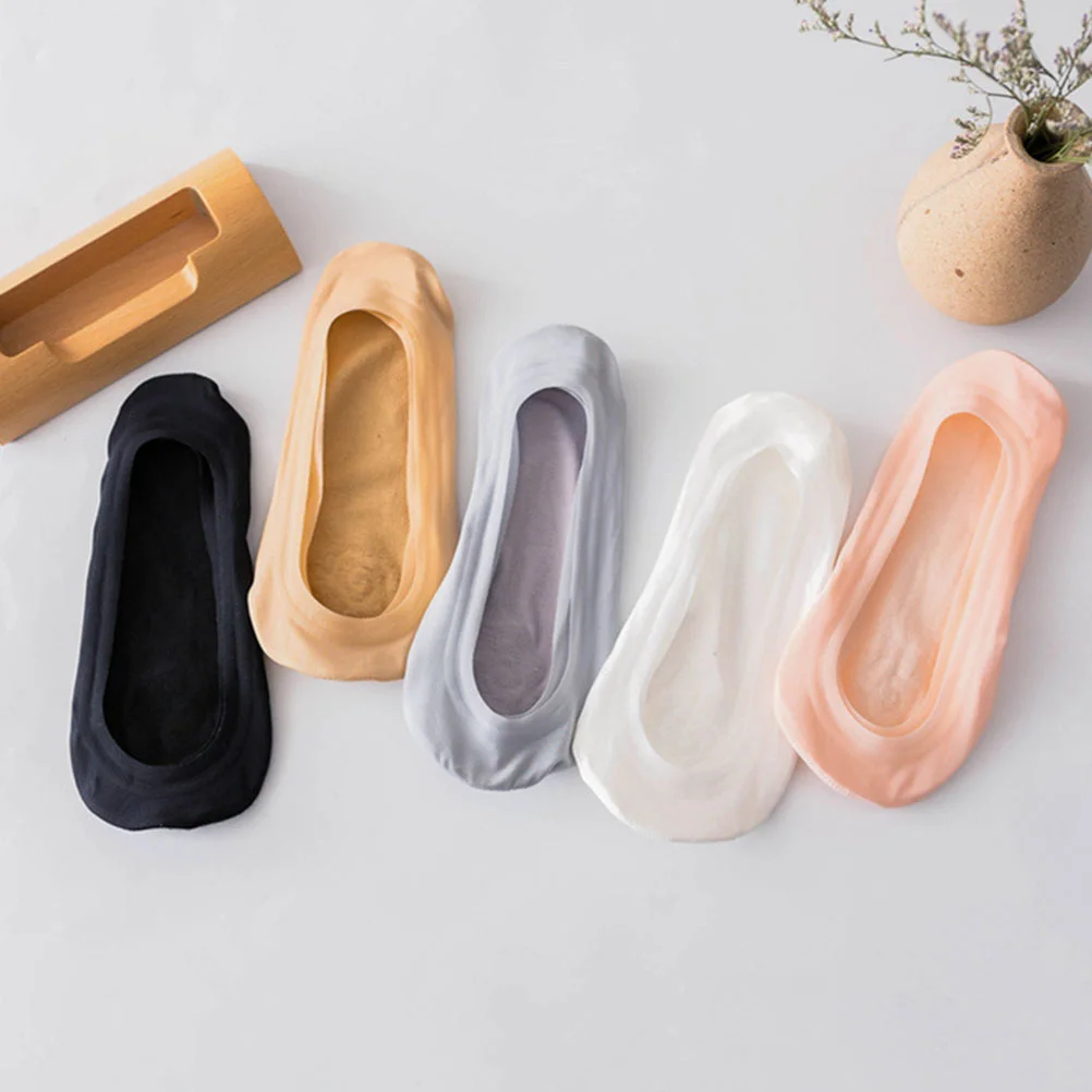 5 Pairs Women No Show Socks Thin Low Cut No Show Socks Women Socks Breathable Socks