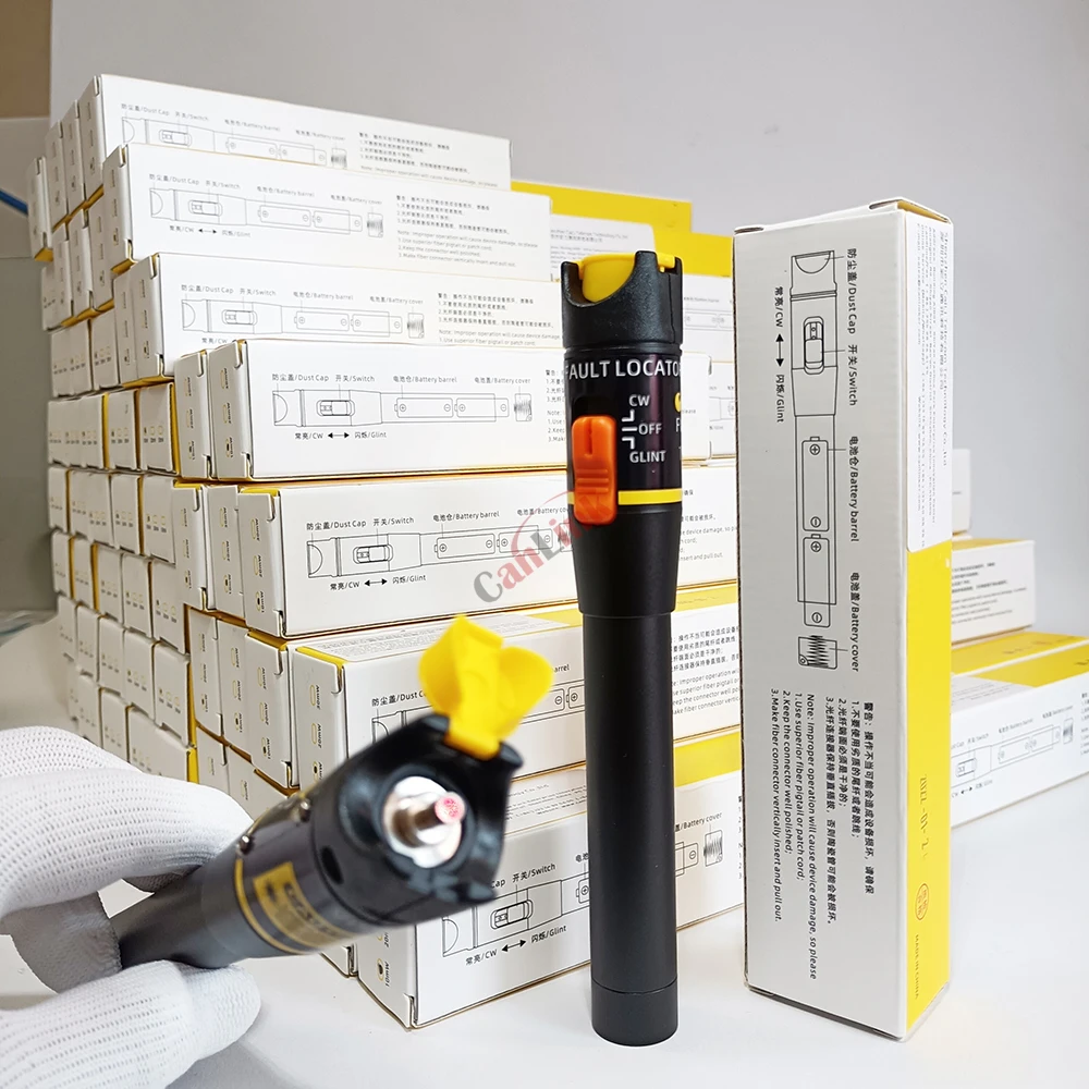 New Red Light Pen Preferential Price 10MW Visual Fault Locator Optical Cable Tester 10Km Range VFL EFVV-10 |