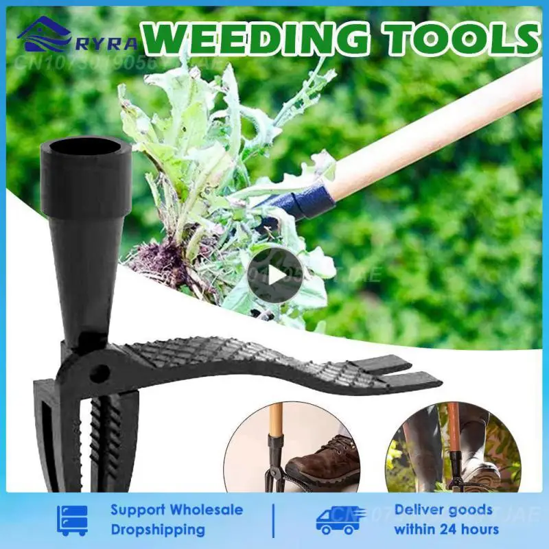 

Weeder the Stand Up Weed Puller Tool Replacement Heads Claw Weeder Root Remover Killer Tool w/ Foot Pedal Outdoor Lawn Supplies