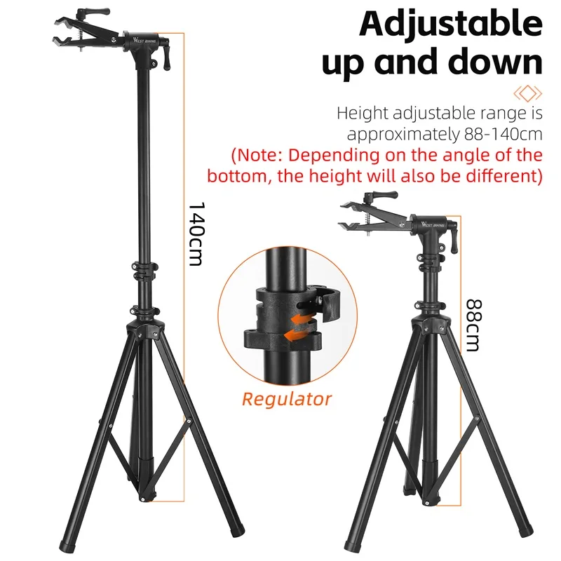 WEST BIKING складная подставка для ремонта велосипеда регулируемая стойка мытья MTB