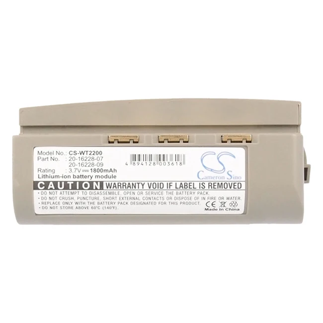 

Аккумулятор Cameron Sino 1800 мАч для хамелеона Symbol 20-16228-07 20-16228-09 RF WT2200 RF WT2280 SY10L1-A -D -G WSS1000 WSS1040