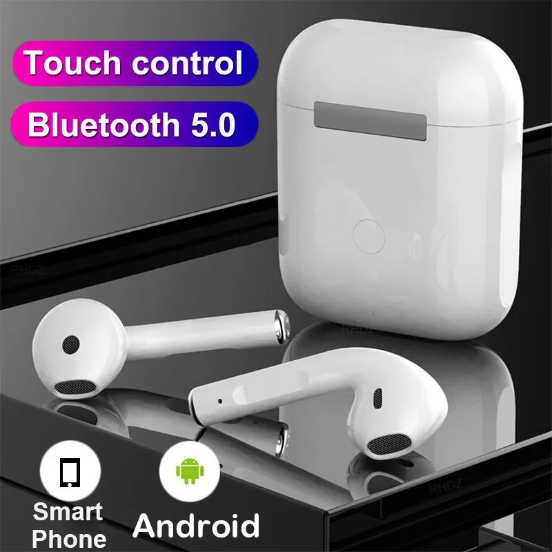 

TWS Wireless Earphones Bluetooth Earbuds In-Ear Stereo Bass Headset with Mic Fone de ouvido Touch Control Bluetooth Headphones