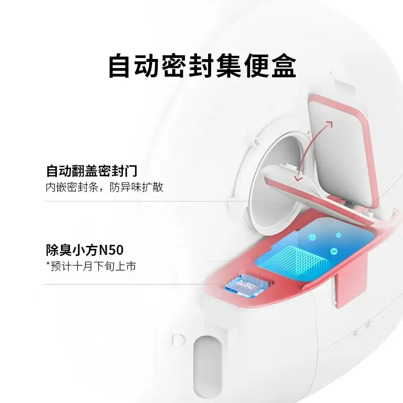 Самоочищающийся лоток для туалета с защитой от песка закрытый кошек кошачий