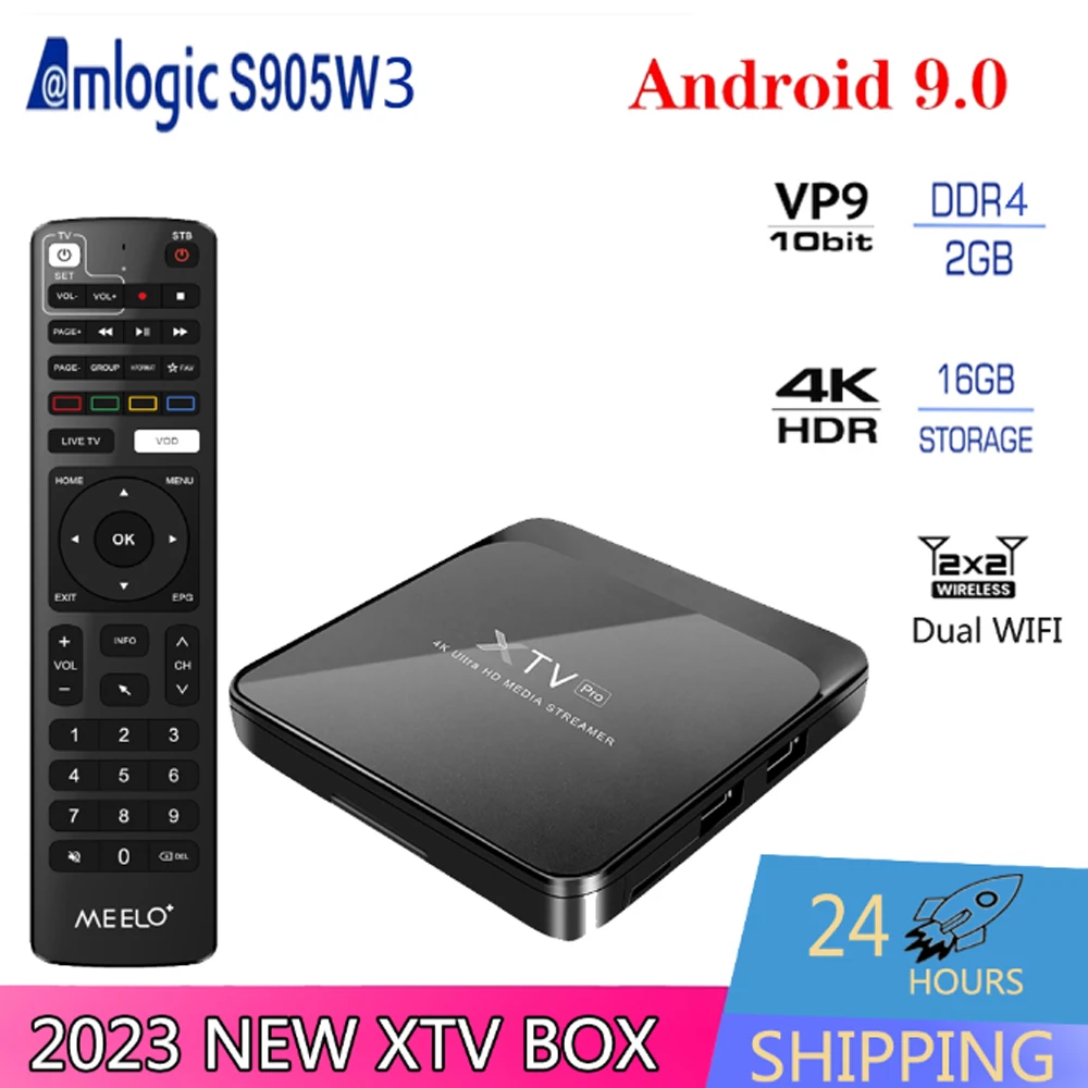 XTV PRO streamer android 9.0 tv 4k Amlogic S905X3 Android 9 Dual band wifi BT4.0 OTT set-top-box xtv pro LAN 1000M