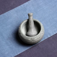 mortar pestle mill chinese traditional stone gadget gravity mill hand spice cooking utensilios cocina kitchen accessories oc50ym