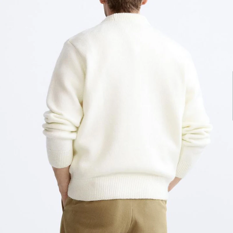 Пуловер Y2k мужской/женский с буквенным принтом винтажный вязаный джемпер в