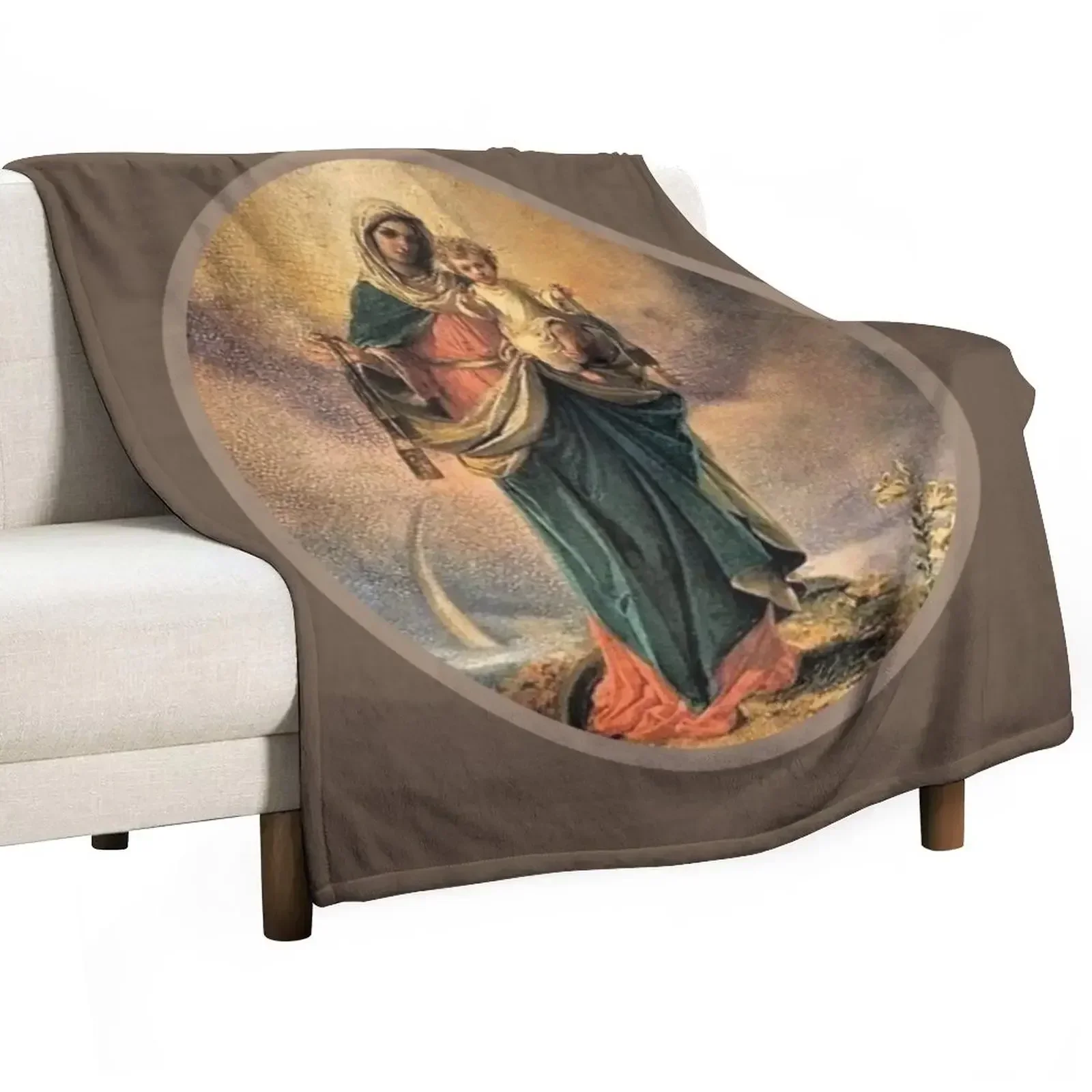 Коричневое лопатковое одеяло Богома горы Carmel плед на диване большие одеяла