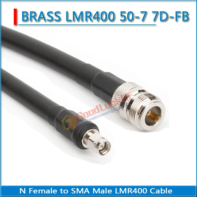 Высококачественная перемычка с коаксиальным косичкой L16 N мама на SMA папа RG8 RG8U RG8/U