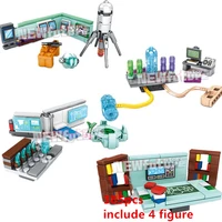 2022 4in1 new laboratorys electricals building blocks classic model bricks kid kits sets for boys toys children