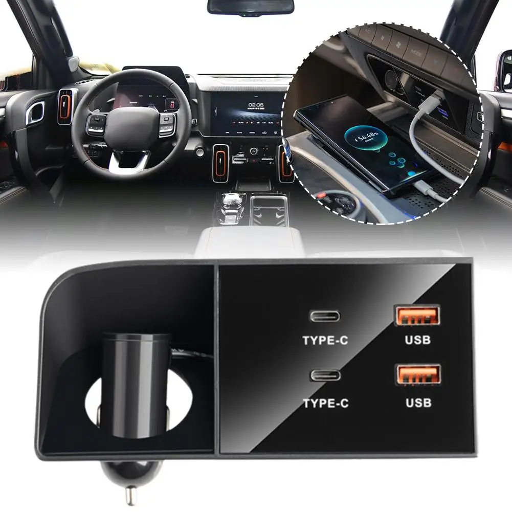 Автомобильное быстрое зарядное устройство для Tank 300 USB-концентратор типа C