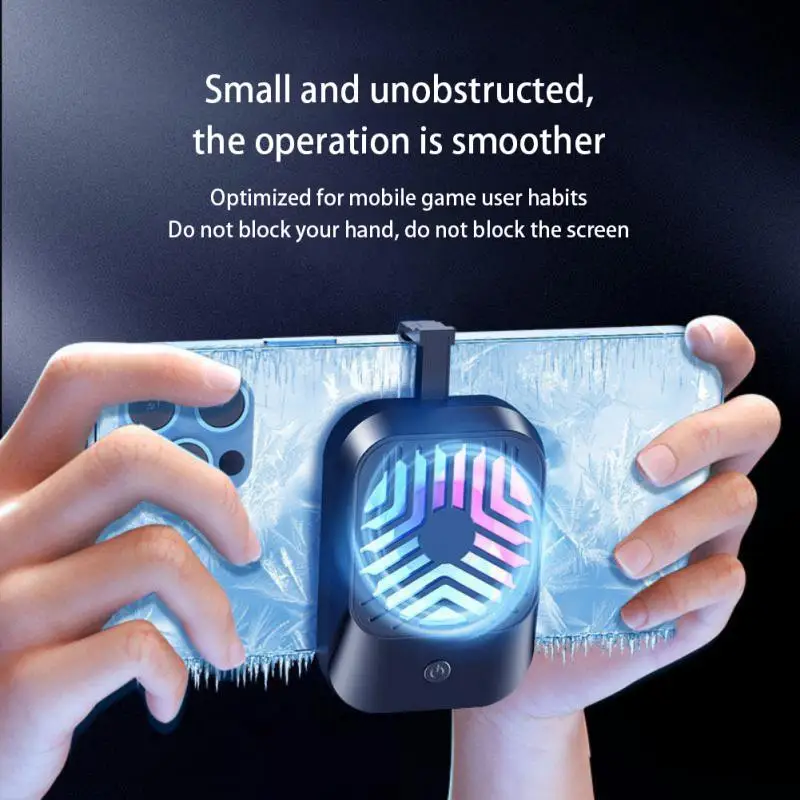 

For Xiaomi Iphone Cooling Artifact Mini Semiconductor Cooling Three-speed Adjustable Speed Mobile Phone Radiator Game Cooling