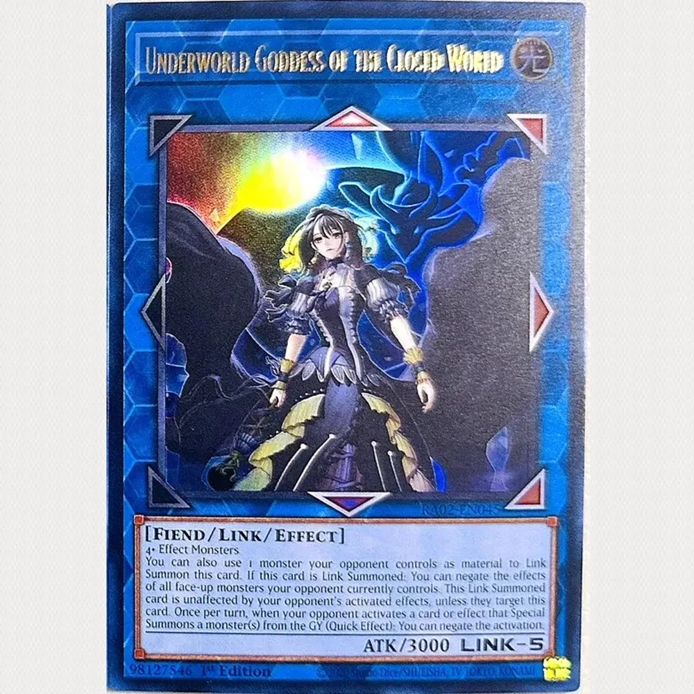 Ю-Ги-Ой на английском языке своими руками! Underworld Goddess of The Closed World UR SR SCR Аниме