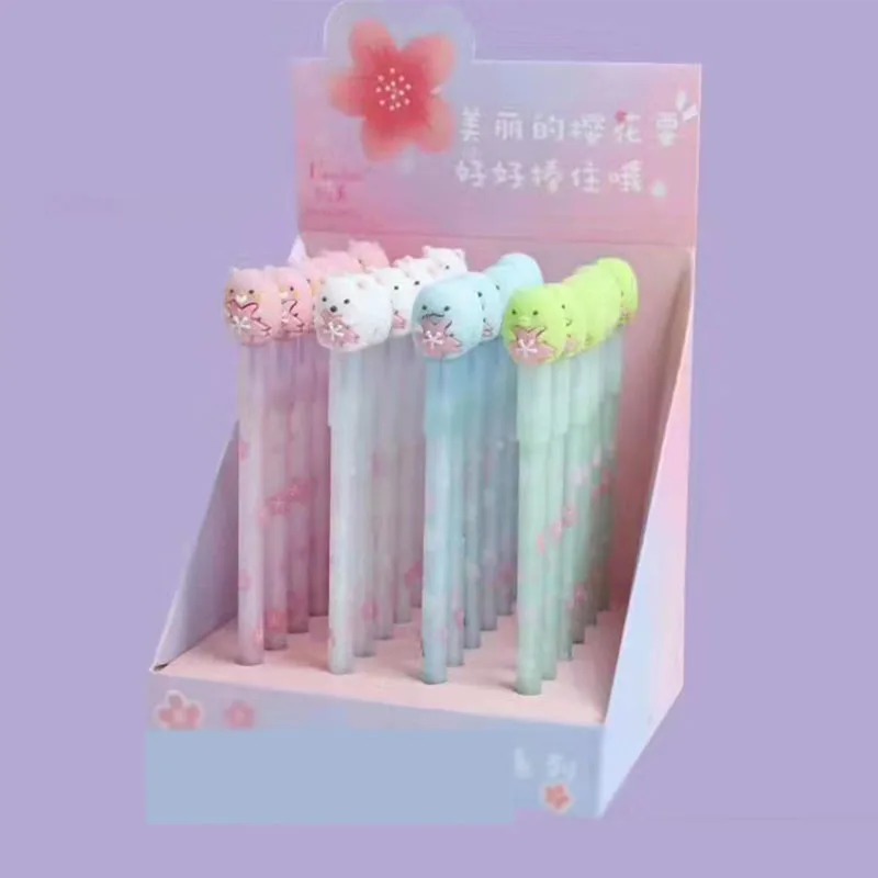 

36 шт./партия, стираемая гелевая ручка Sumikko Gurashi, 0,5 мм