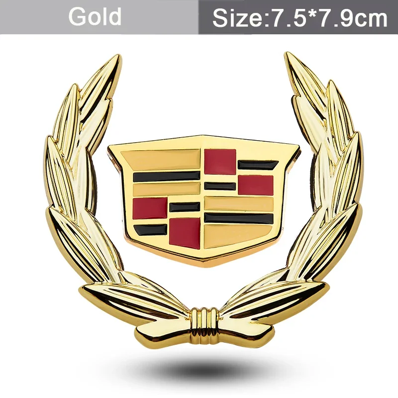 

Кузов автомобиля, крыло, боковая эмблема, окно багажника, декоративная наклейка для Cadillac ATS BLS CT6 CTS SLS XT4 XT5 STS Escalade Deville DTS