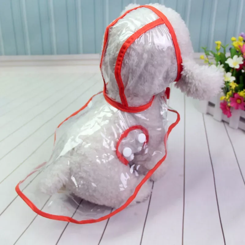 

2022JMT Waterproof Transparent Raincoats XS-XL Dog Raincoat Spring Summer Rain Coats Dog Light Clothes Pet Accessories Puppy Rai