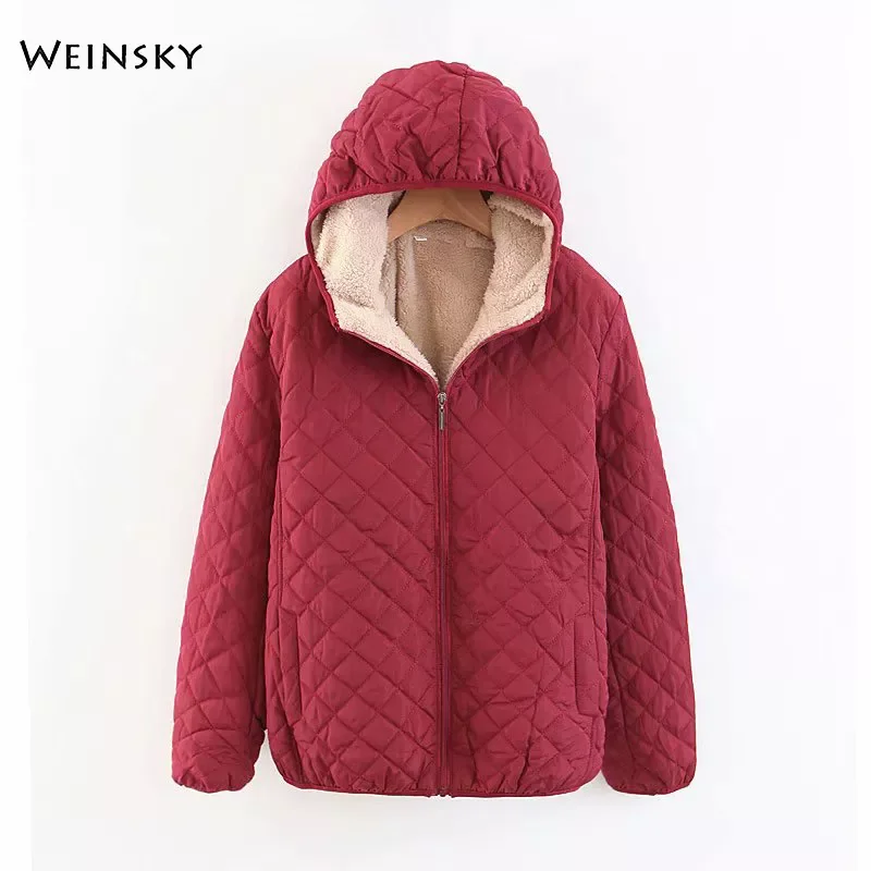 

Новинка, осенне-зимняя теплая Женская хлопковая куртка, Повседневная стильная женская парка с капюшоном, женские свободные топы с длинным р...