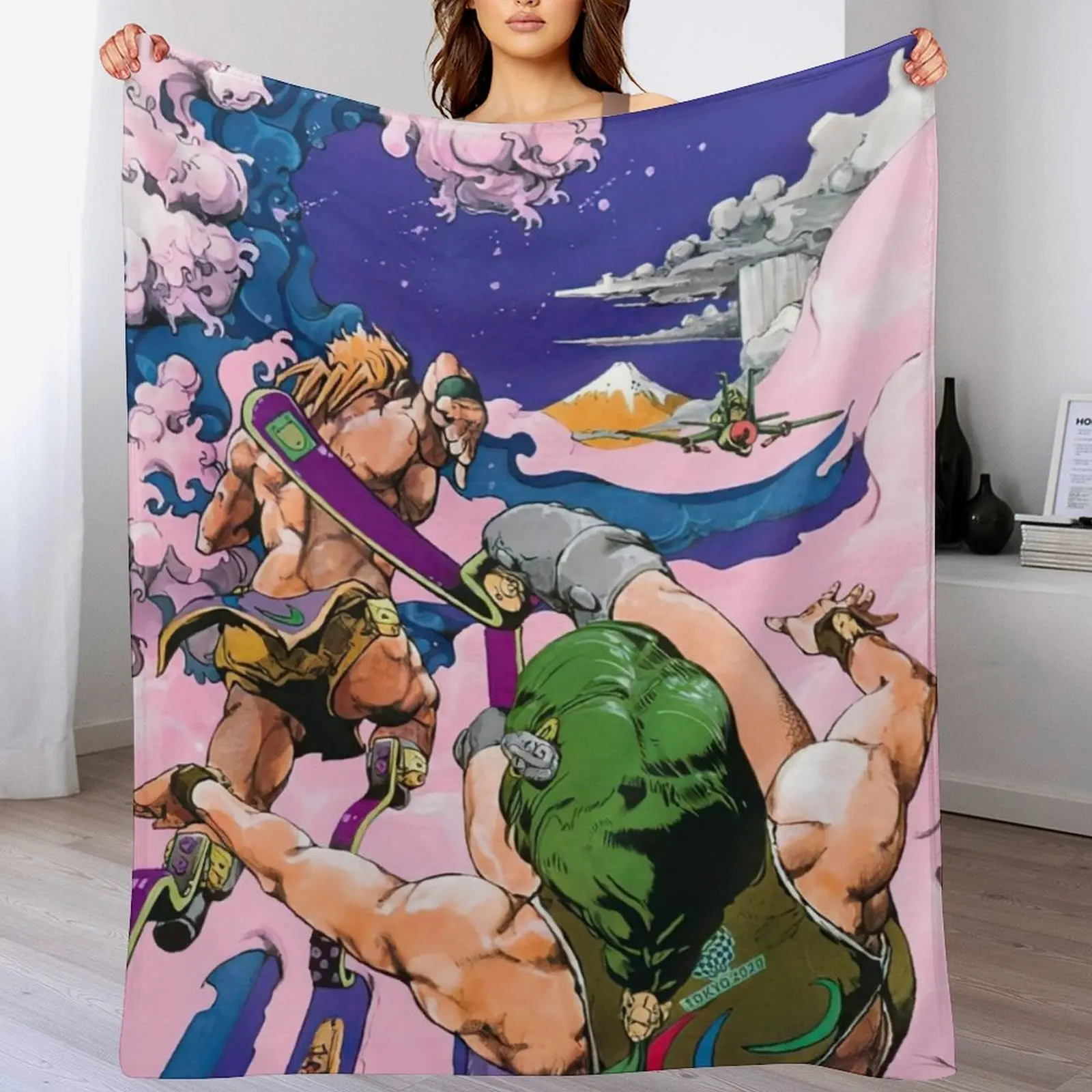 Аниме Araki параболический плед спальный мешок идея для подарка на День святого