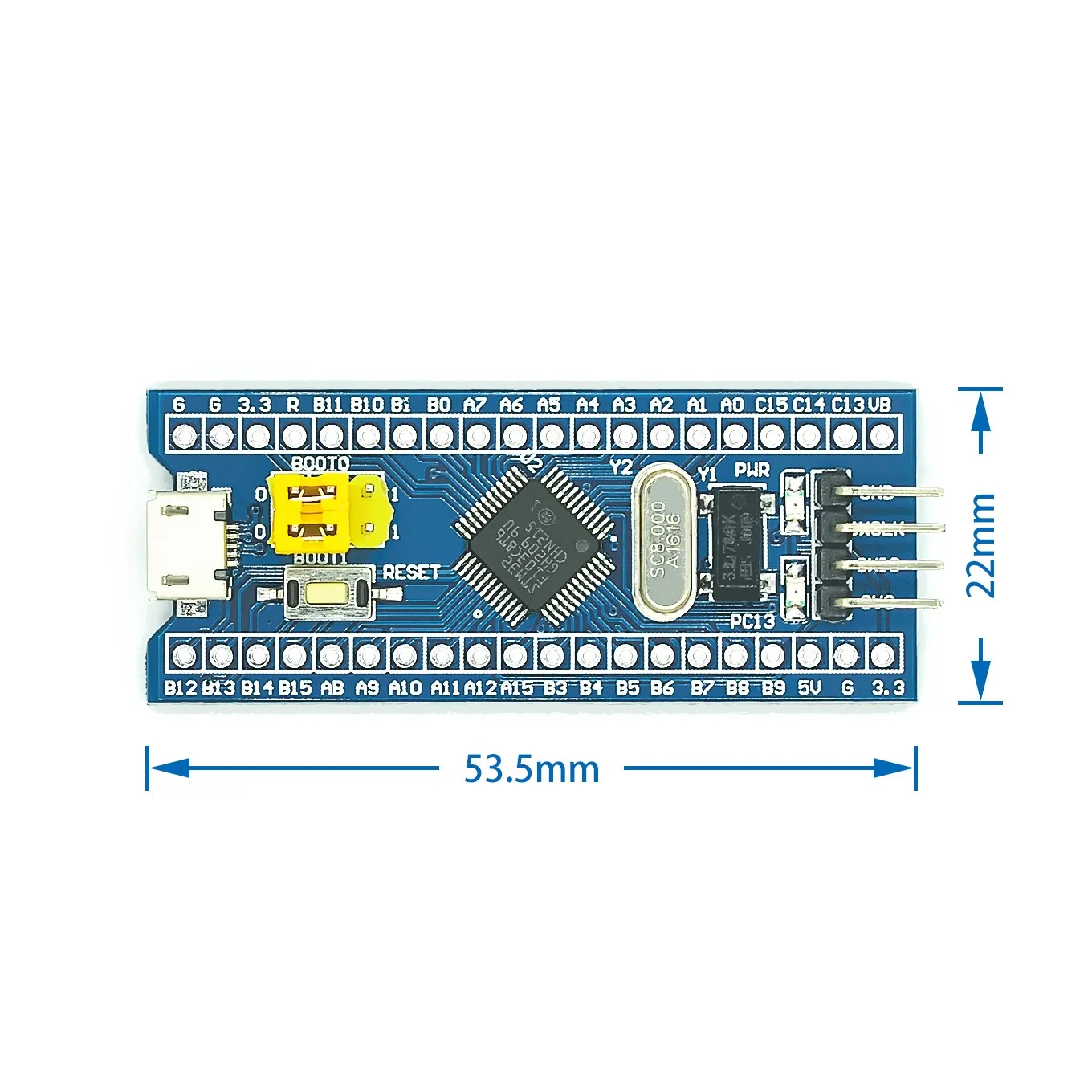 Минимальный Модуль платы разработчика системы STM32F103C8T6/STM32F030C8T6 ARM STM32 для arduino -