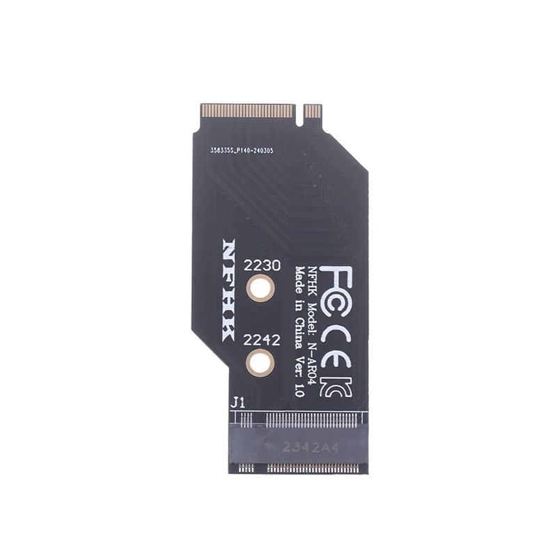 Фото Модифицированная переходная плата для Legion Go: адаптер для карт памяти SSD NVMe M.2 2242 на 2280, аксессуар для жестких дисков - F(x) №1