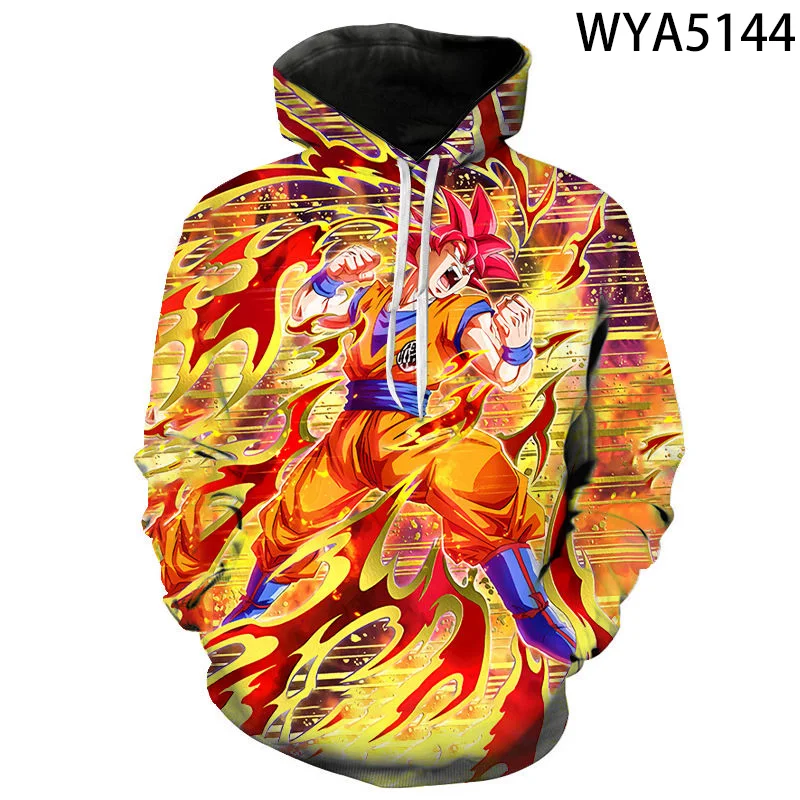 

New Hoodies Cartoon Anime Dragon Fashion Men Women Children 3D Print Sweatshirts Streetwear Boy Girl Kids DBZ Pullover Tops