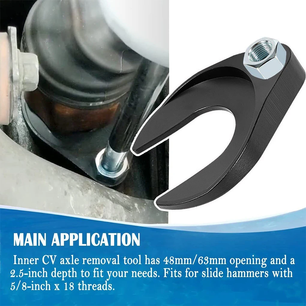 

Efficient Front Drive Wheel Bearing Hub Puller For CV-Joint Removal Without Damage Universal Fit For Pulling CV Shafts