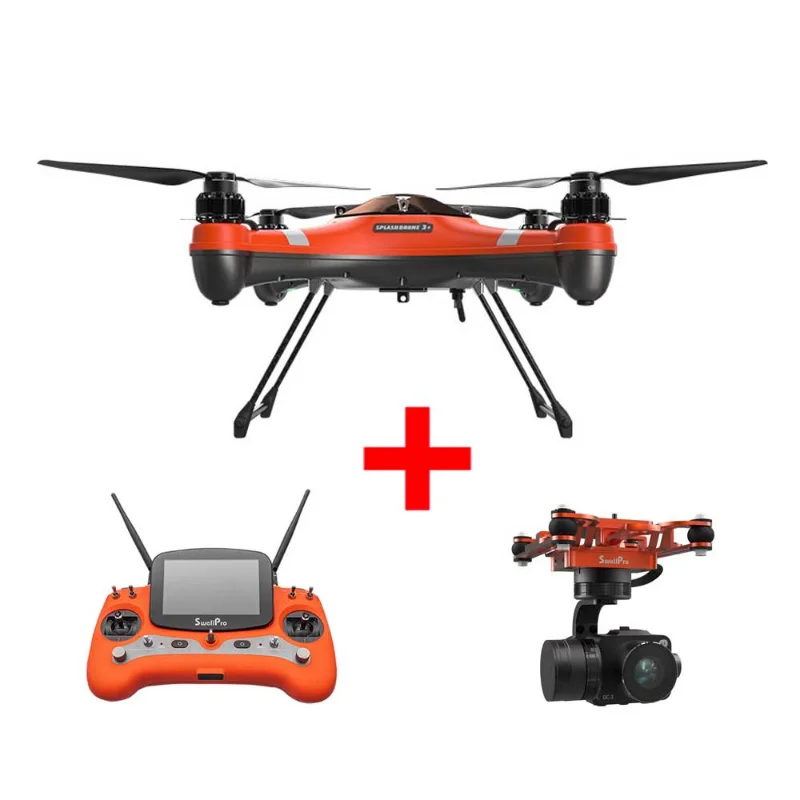 

Swellpro Splash Drone 3 Waterproof UAV Drone + 3 Axis Brushless Gimbal and 4K Camera